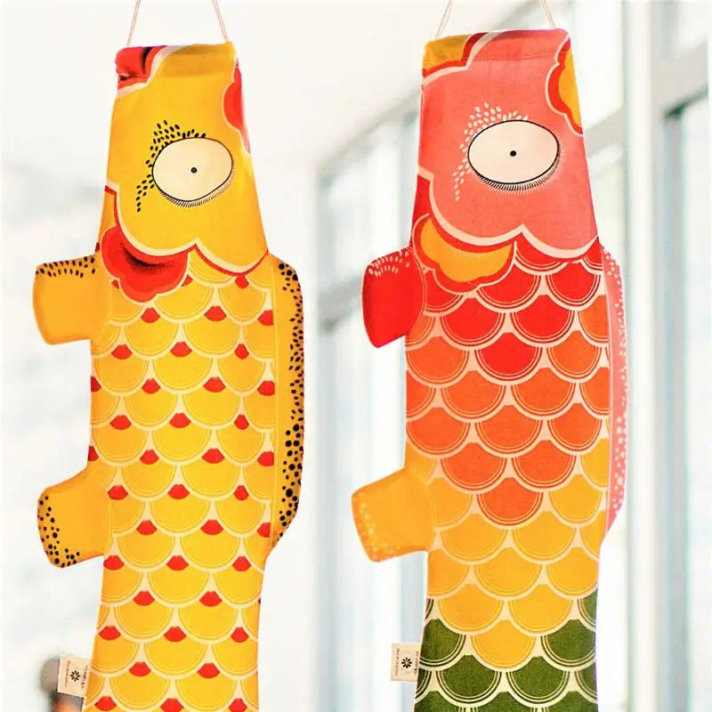 Koinobori tradizionale giallo (S)