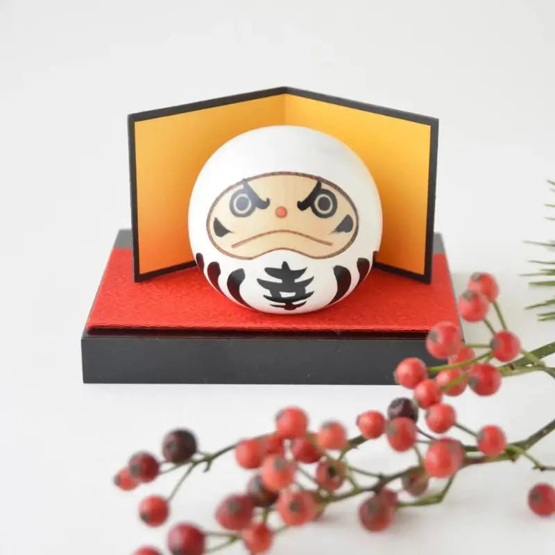 Kokeshi Daruma bianco
