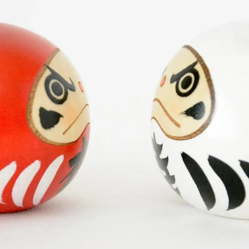 Kokeshi Daruma bianco