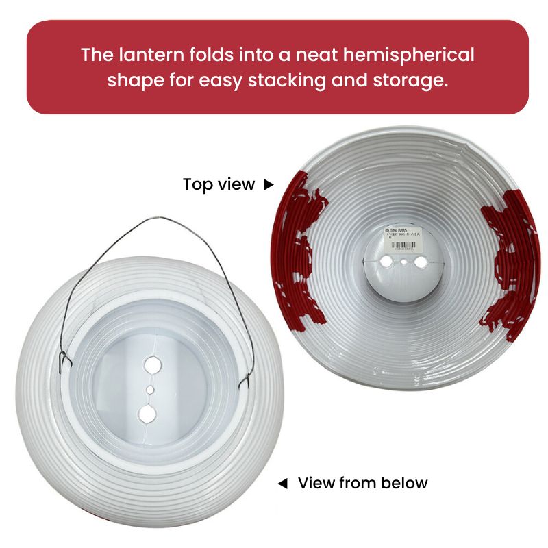 Lanterna Giapponese Tradizionale Bianca