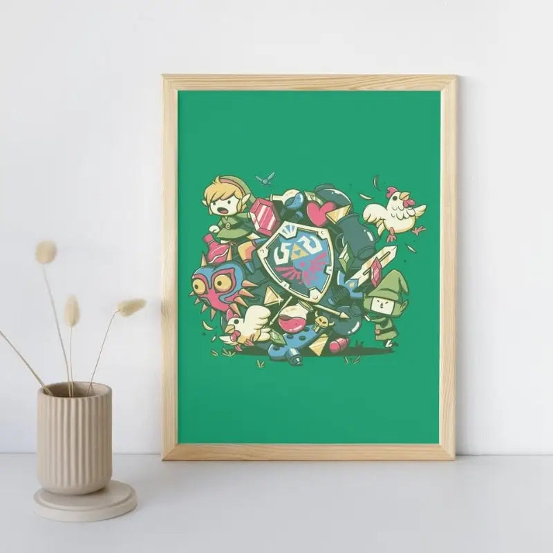 Poster epico leggendario giapponese - A3