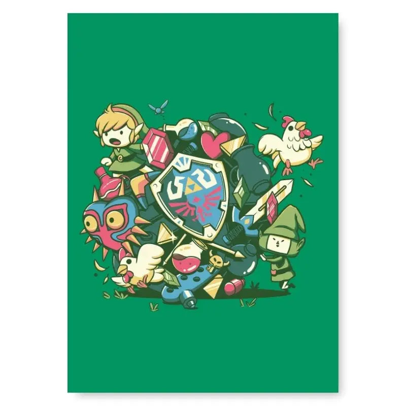 Poster epico leggendario giapponese - A3