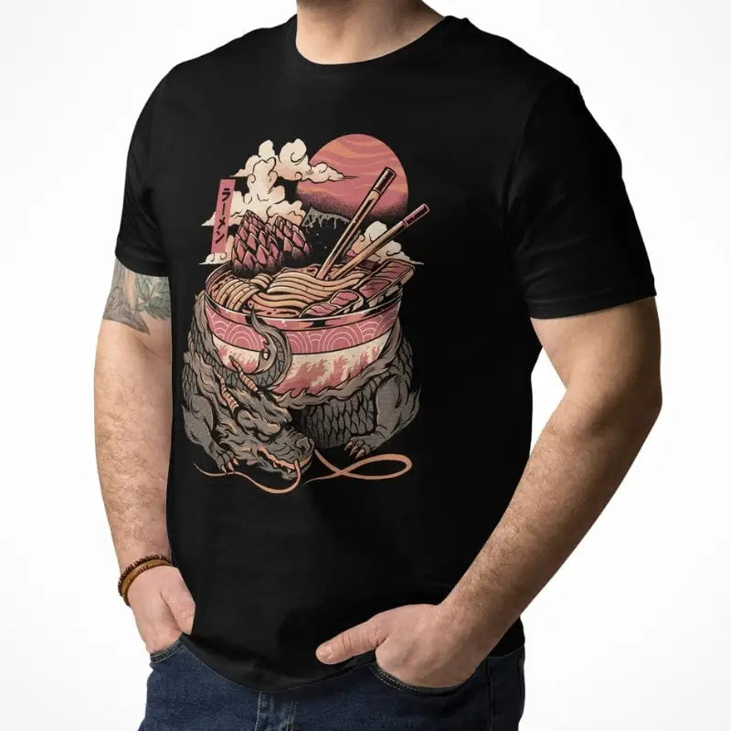 Maglietta Dragon Ramen giapponese