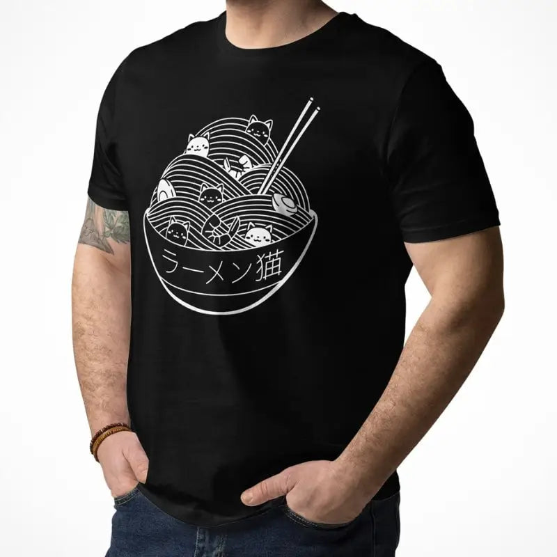 Maglietta giapponese Bowl of Kittens