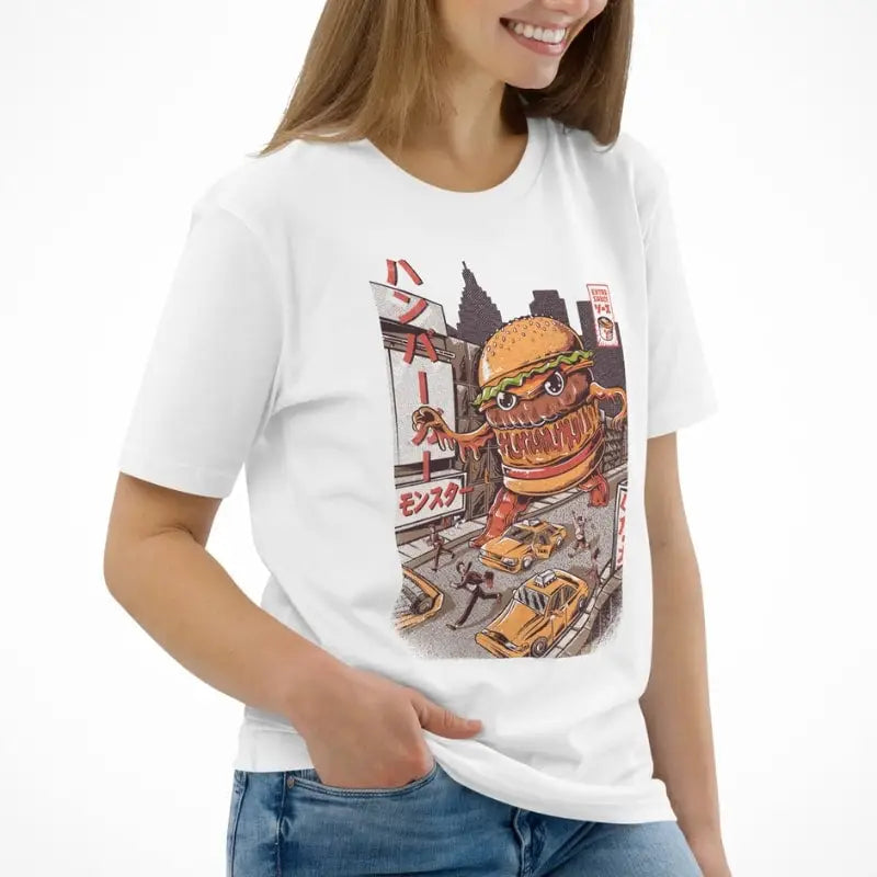 Maglietta giapponese Burgerzilla
