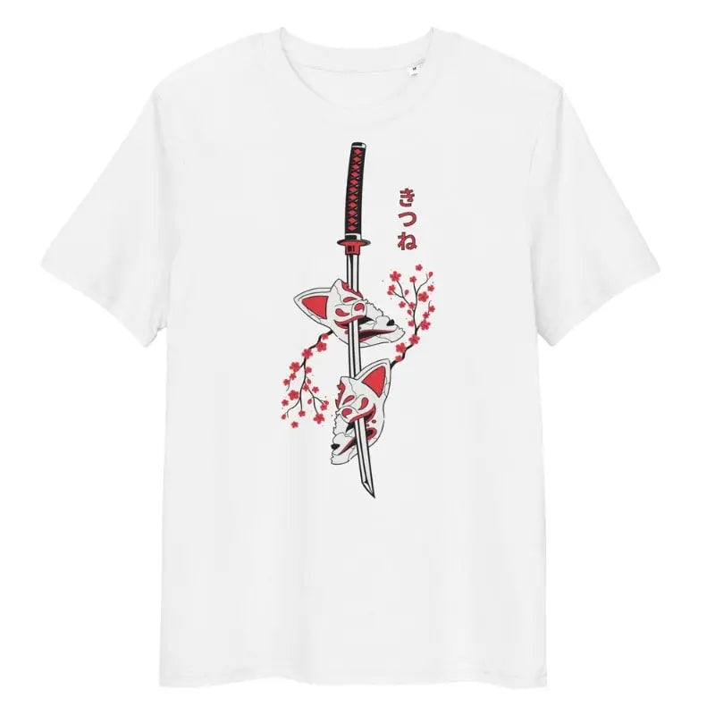 Maglietta giapponese Kitsune Sakura - S