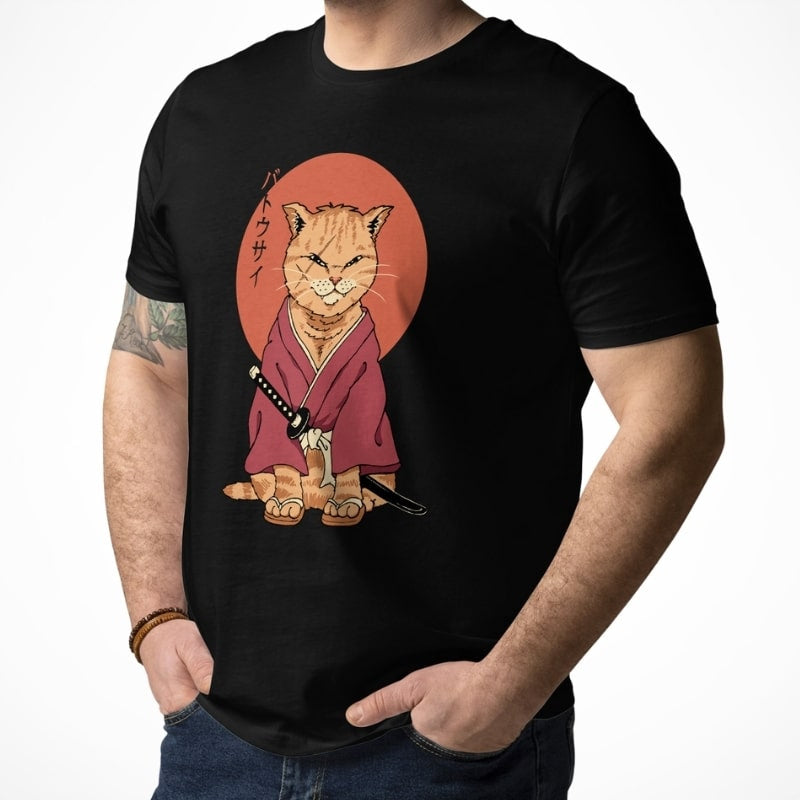 Maglietta giapponese Neko Battôsaï