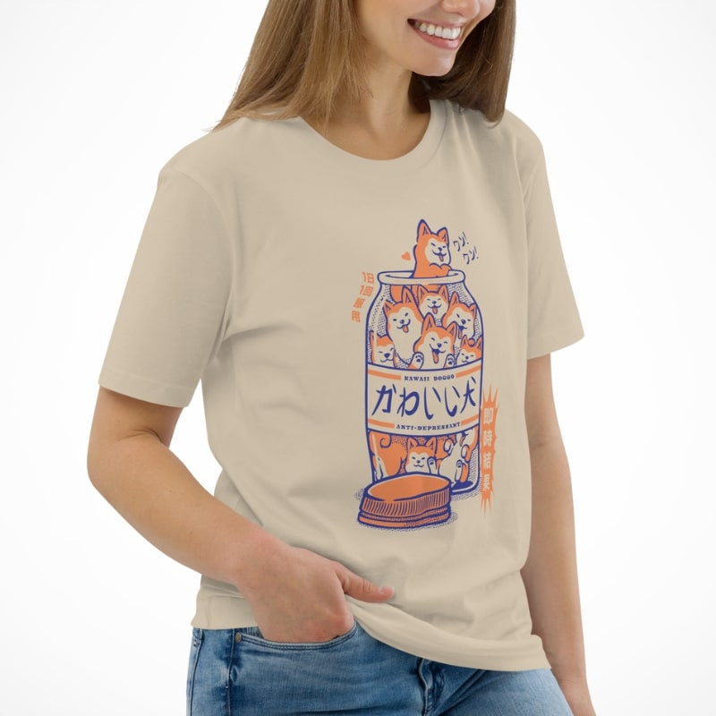 Maglietta antidepressiva giapponese Shiba