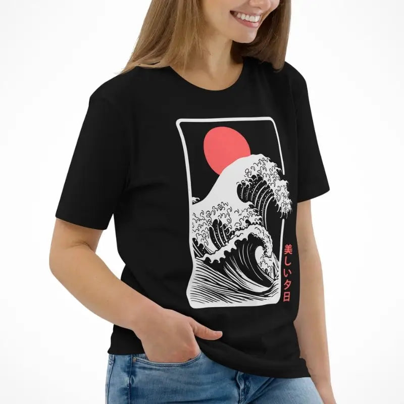 Maglietta giapponese Sunset Kanagawa