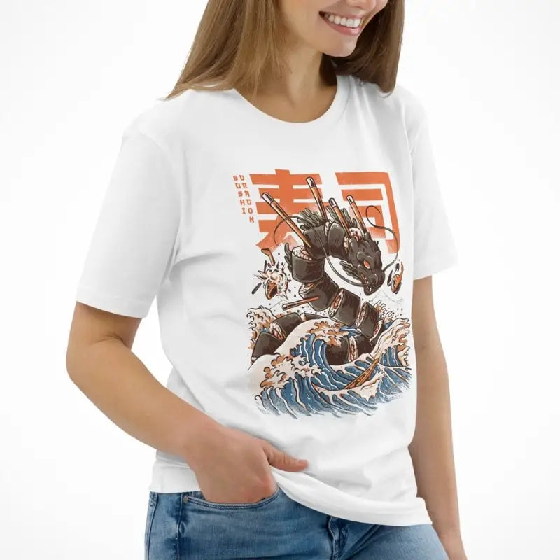 Maglietta giapponese Sushi Dragon