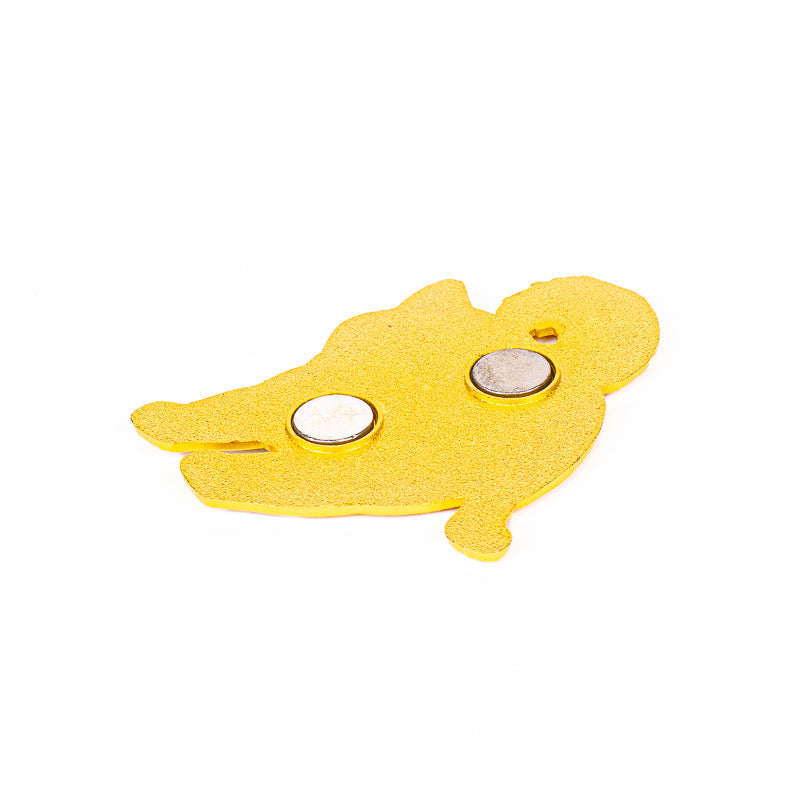 Magnete giapponese in metallo a forma di Shiba Inu