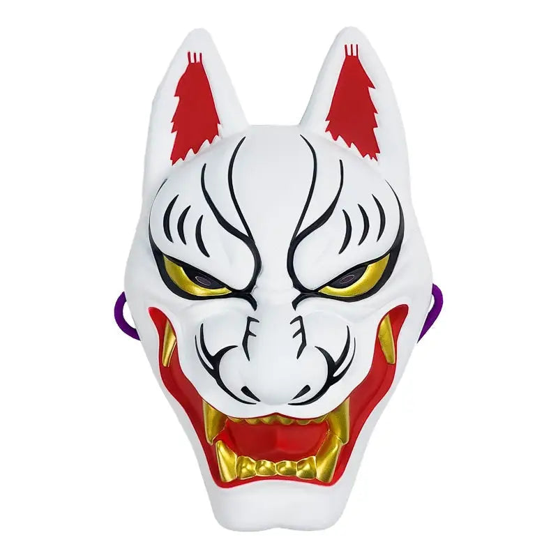 Maschera giapponese della volpe cattiva