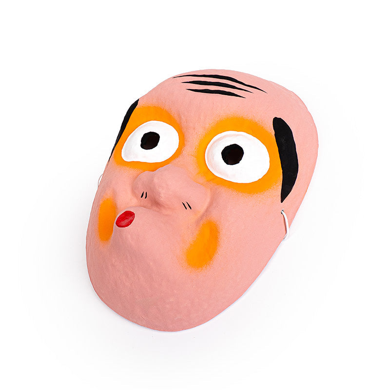 Maschera Giapponese in Cartapesta - Hyottoko