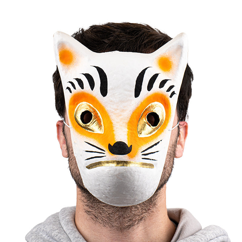 Maschera Giapponese in Cartapesta - Kitsune