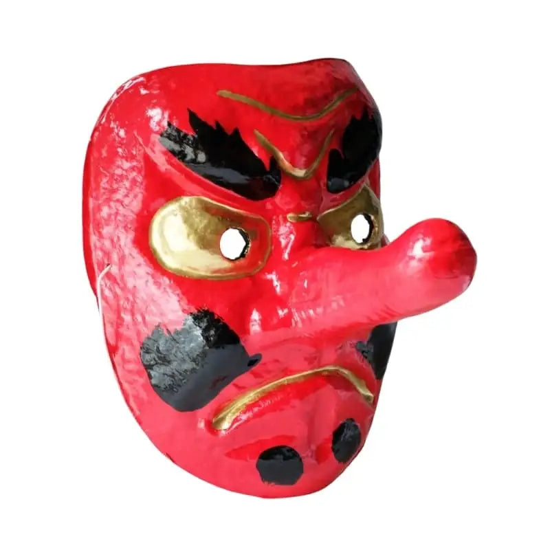 Maschera Tengu in cartapesta