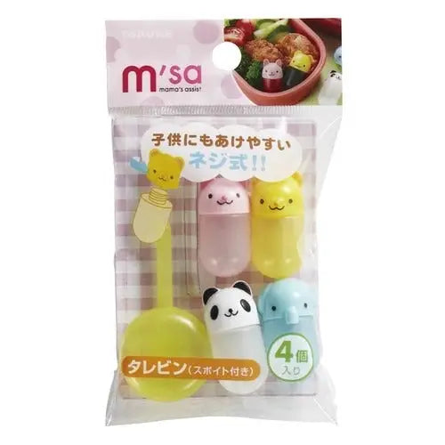 Mini bottiglie di salsa Kawaii