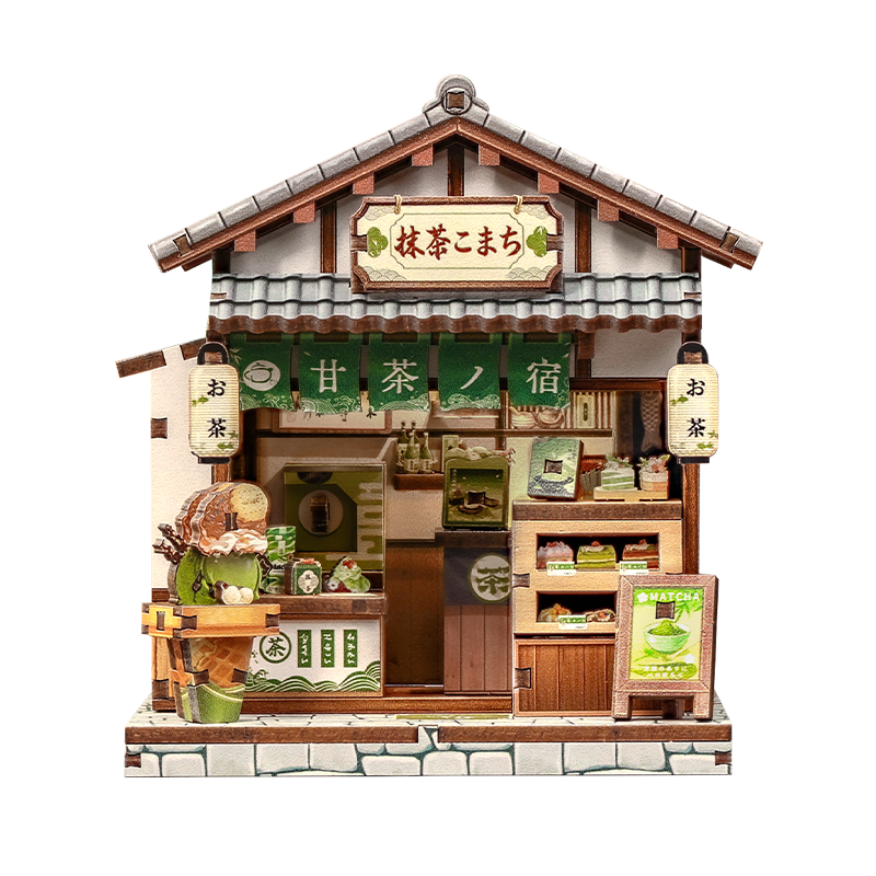 Mini Modellino Di Casa Giapponese In Legno Kyoto Matcha Cottage