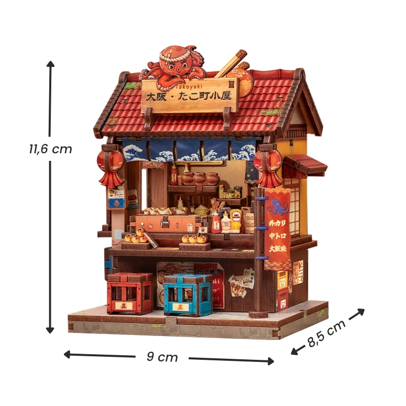 Mini Casa Giapponese In Legno Osaka Takoyaki