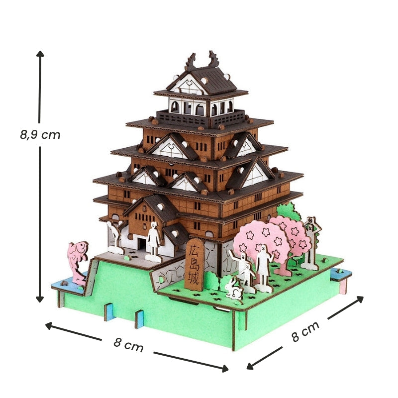Modello Giapponese In Miniatura - Castello di Hiroshima