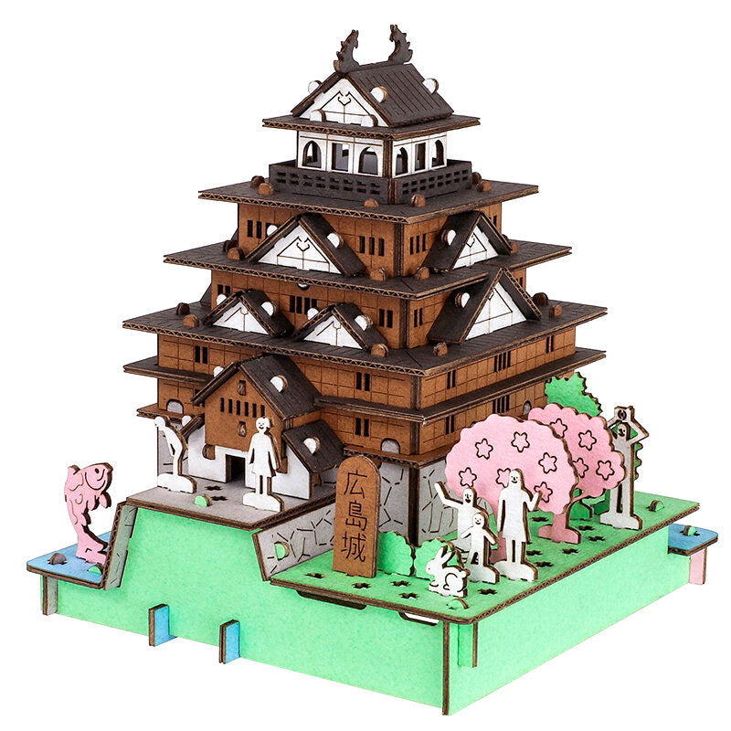 Modello Giapponese In Miniatura - Castello di Hiroshima