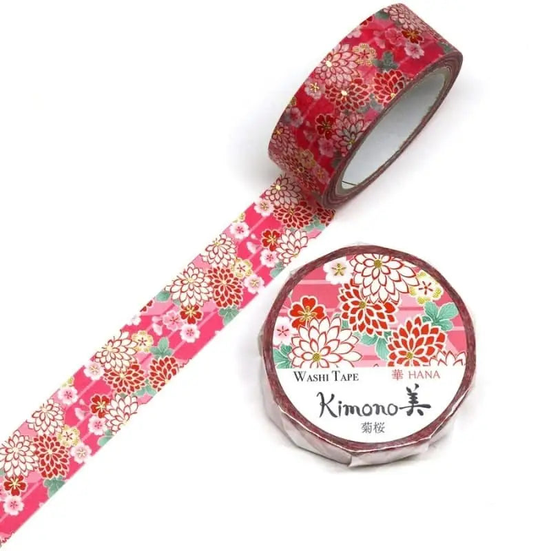 Nastro Washi giapponese Kiku Sakura