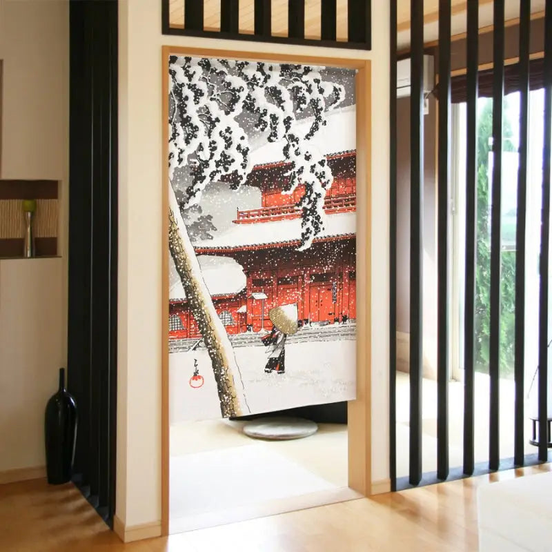 Neve giapponese Noren - 85 x 150 cm