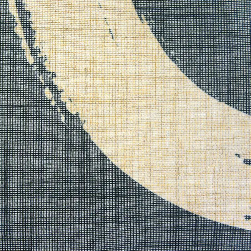 Giapponese Noren Enso Blu - 85 x 150 cm