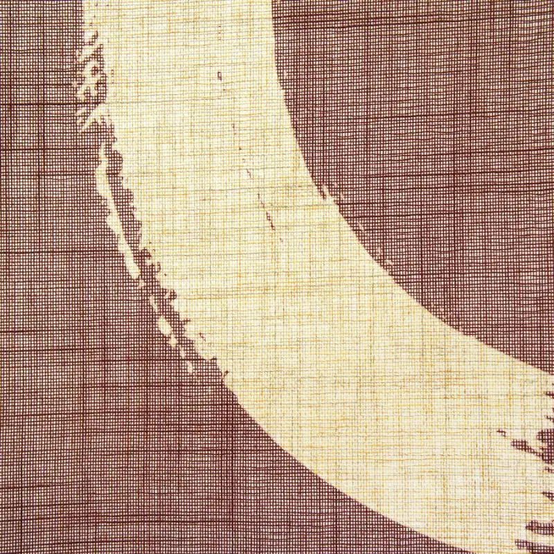 Noren Japanese Enso Brown - 85 x 150 cm