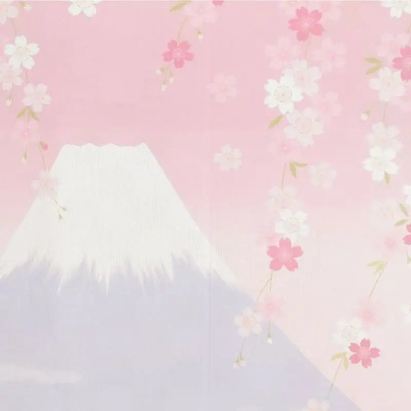 Noren giapponese Fuji Sakura - 85 x 150 cm