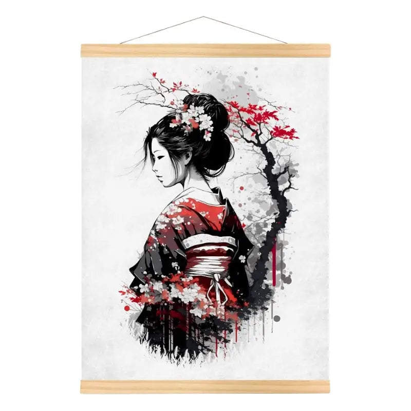 Nostalgia di una geisha Poster giapponese - A3