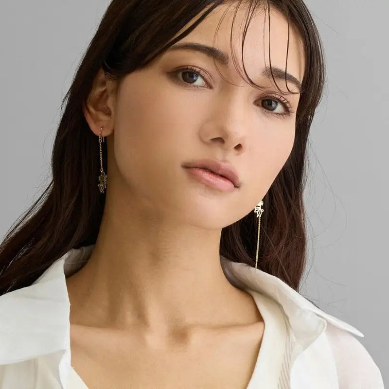 Orecchini a forma di pesce rosso