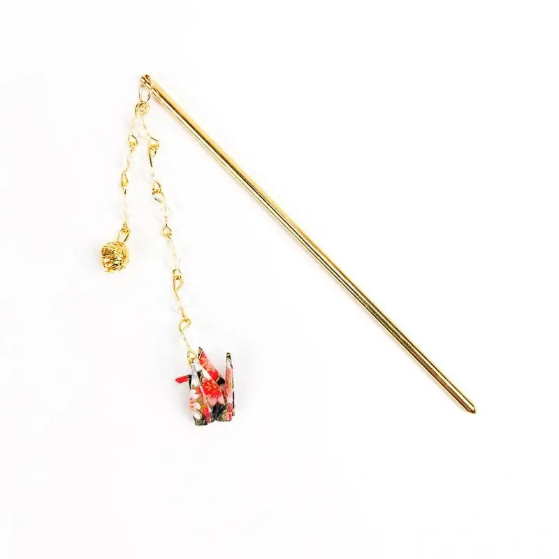 Origami giapponese Kanzashi rosso
