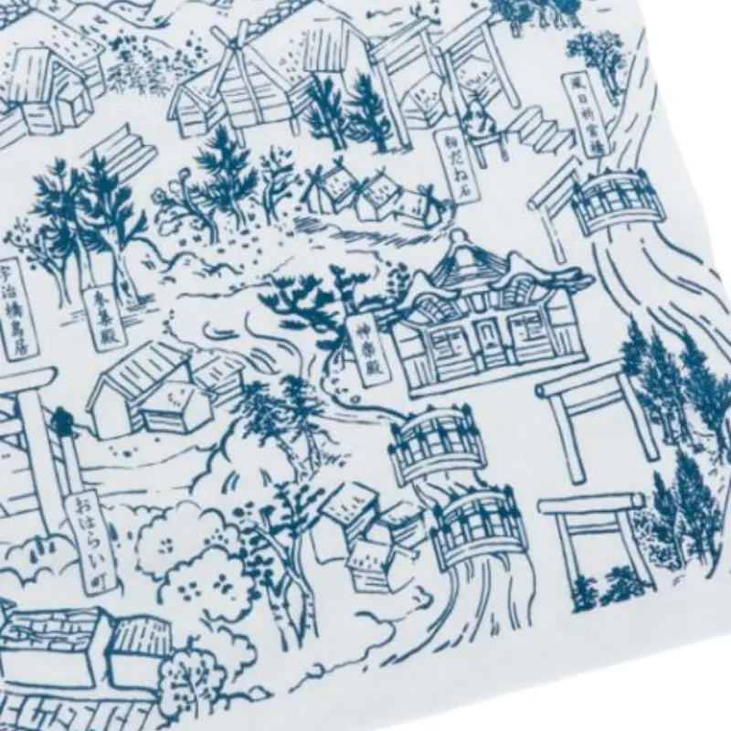 Paesaggio giapponese Tenugui