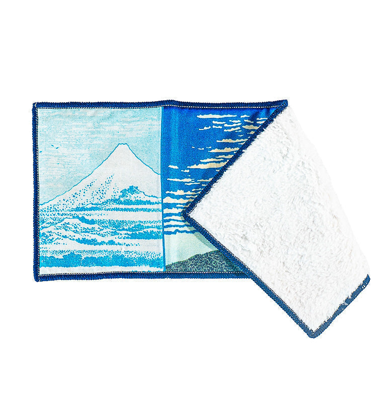 Panno per Occhiali - Hokusai Fuji Rosso