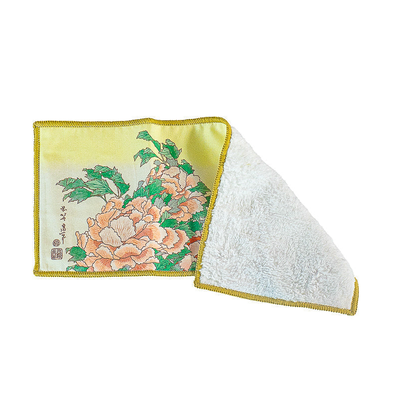 Panno per Occhiali - Hokusai Peonie