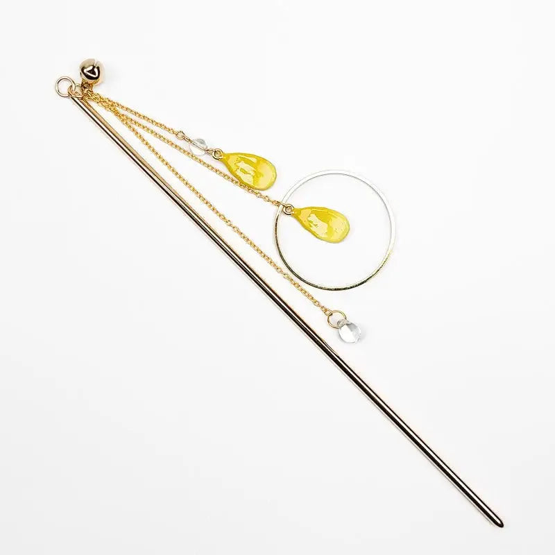 Petali gialli Kanzashi