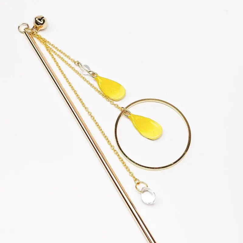 Petali gialli Kanzashi