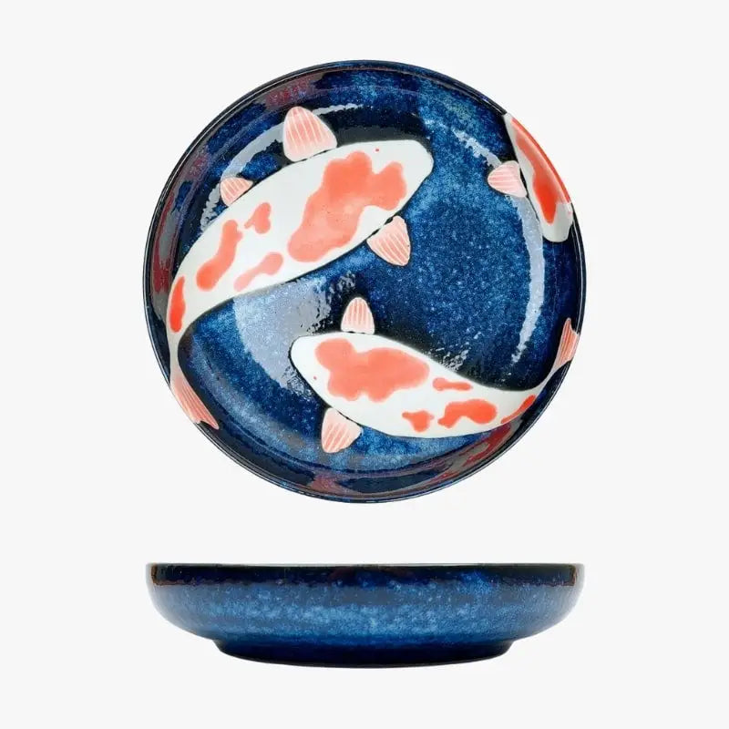 Piatto da minestra giapponese Carpa Koi