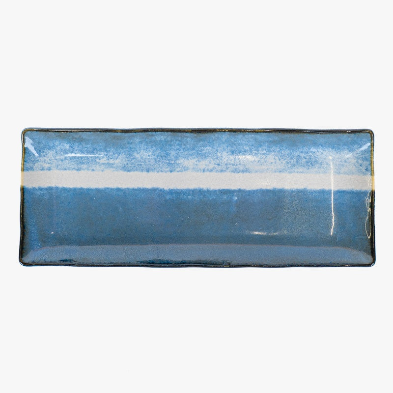 Piatto Rettangolare Giapponese – Blu