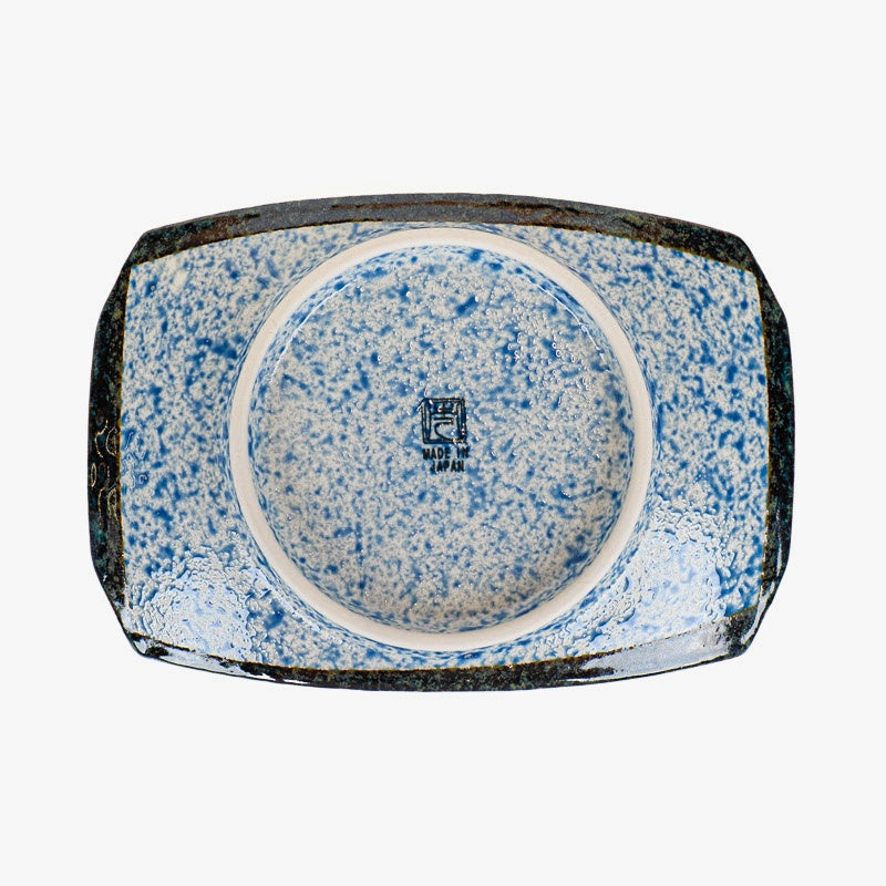 Piatto rettangolare in ceramica Nami