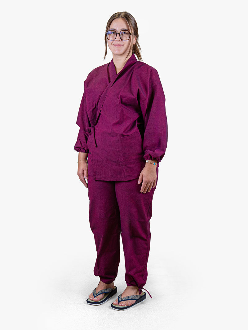 Pigiama Samue Giapponese da Donna – Fucsia