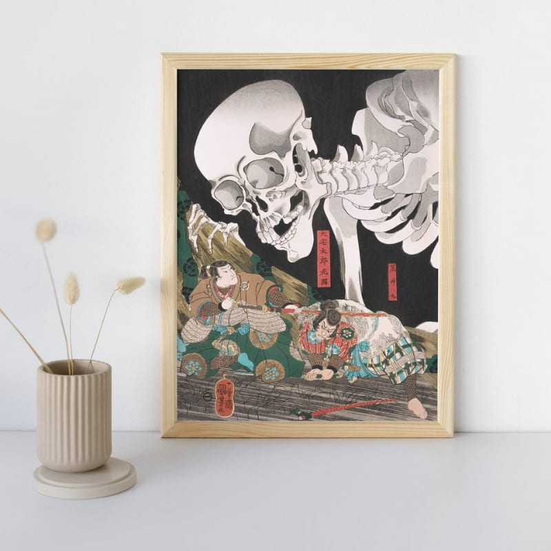 Pittura giapponese Gashadokuro