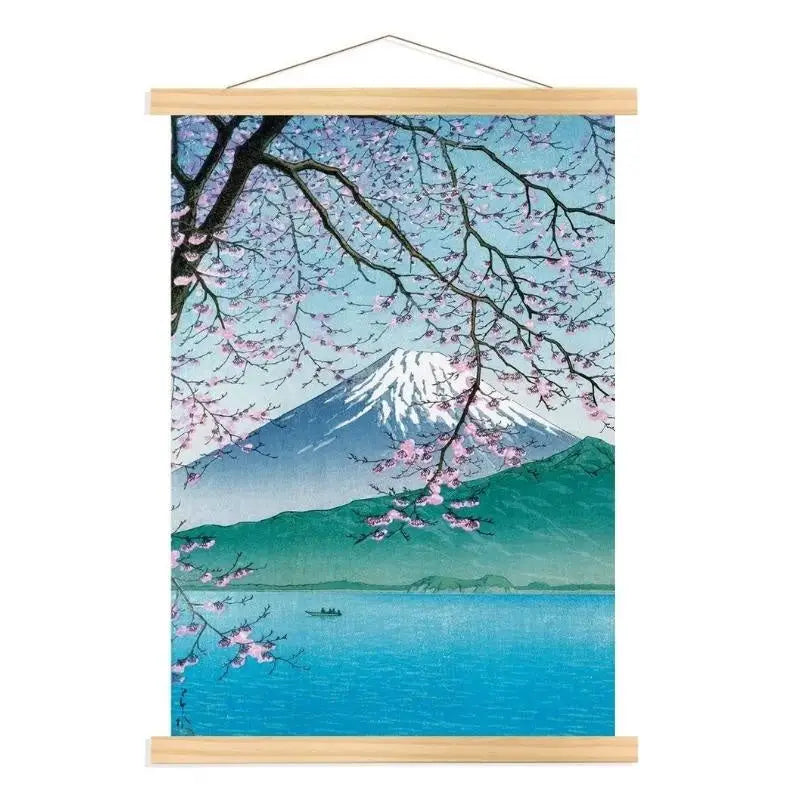 Pittura giapponese Monte Fuji