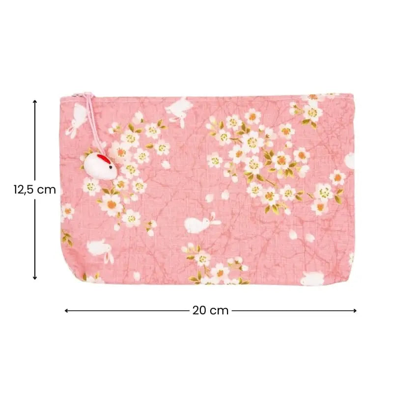 Pochette giapponese rosa Usagi Sakura