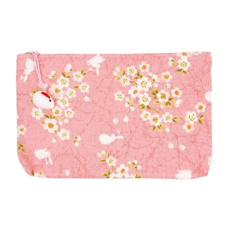 Pochette giapponese rosa Usagi Sakura