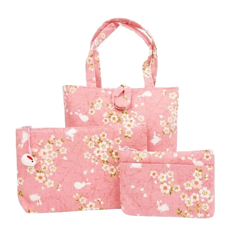 Pochette giapponese rosa Usagi Sakura