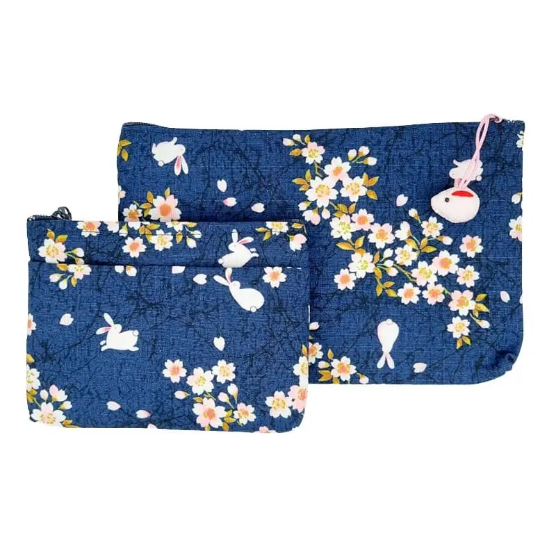 Pochette giapponese Usagi Sakura Blu
