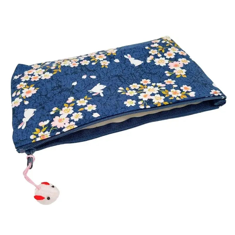 Pochette giapponese Usagi Sakura Blu