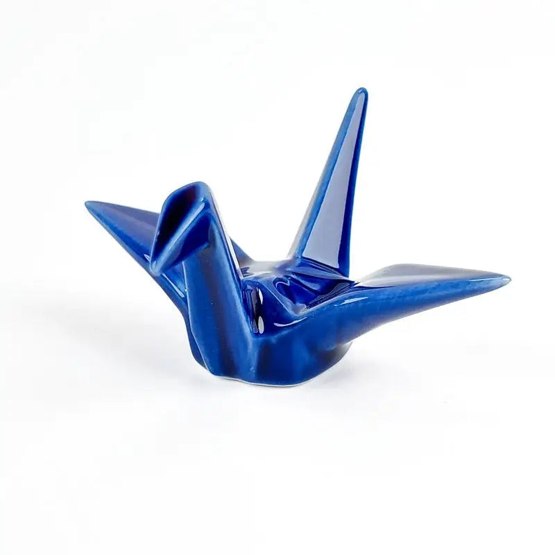 Poggiabacchette Origami Blue