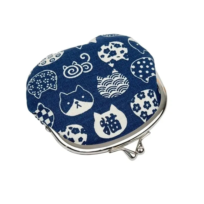 Portafoglio Gamaguchi Neko Blue